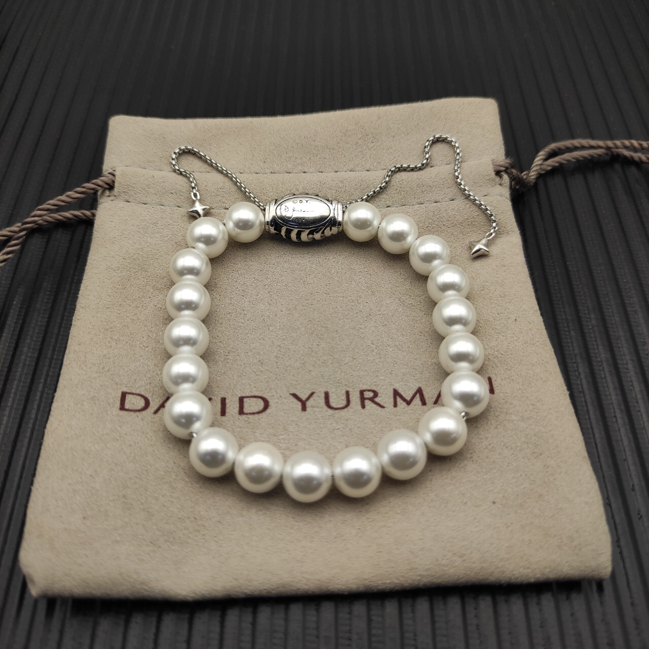 8MM Stretch Rock Crystal Bracelet