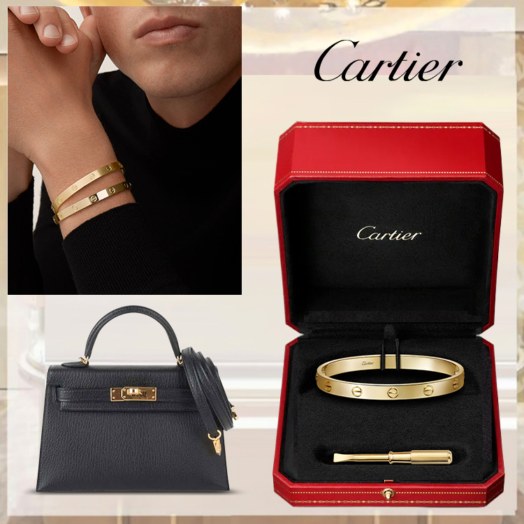 LOVE BRACELET, CLASSIC MODEL & MINI KELLY II SELLIER BAG