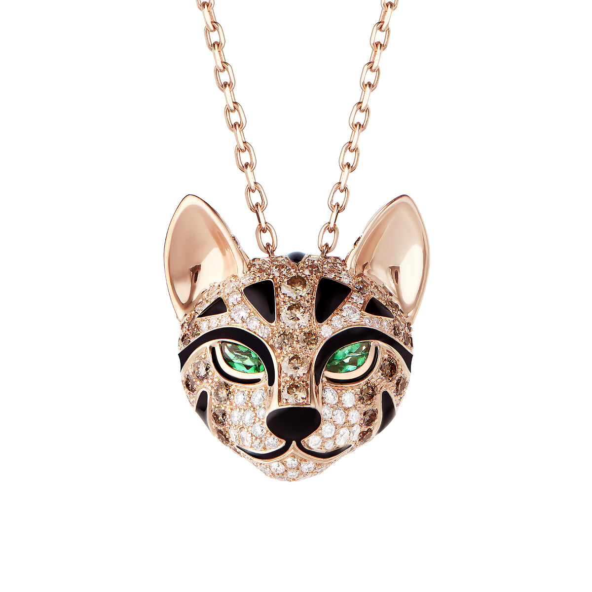 Fuzzy, the Leopard Cat pendant