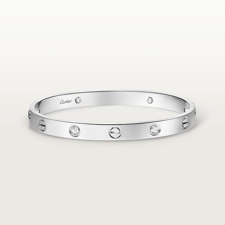 LOVE BRACELET, CLASSIC MODEL, 4 DIAMONDS & LOVE BRACELET, SMALL MODEL