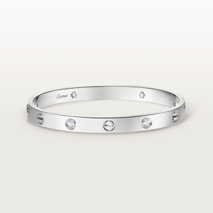 LOVE BRACELET, CLASSIC MODEL, 4 DIAMONDS & LOVE BRACELET, SMALL MODEL