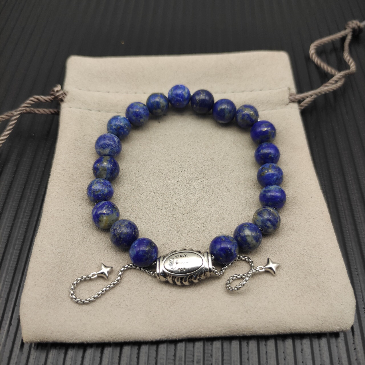 8MM Stretch Rock Crystal Bracelet