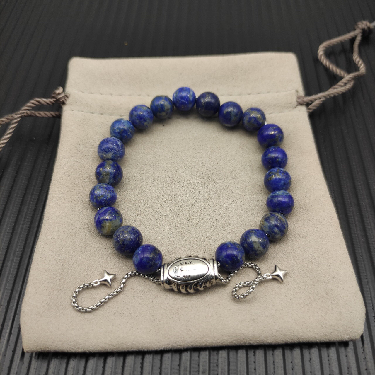 8MM Stretch Rock Crystal Bracelet