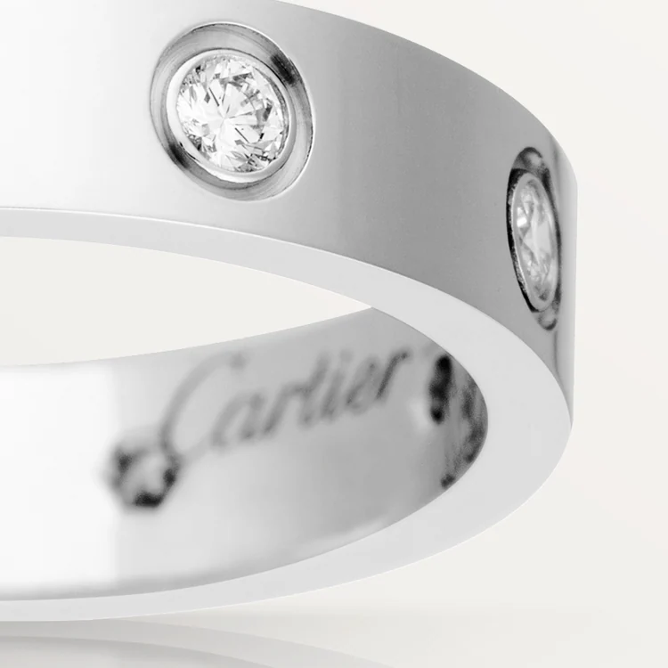 LOVE WEDDING BAND, 8 DIAMONDS