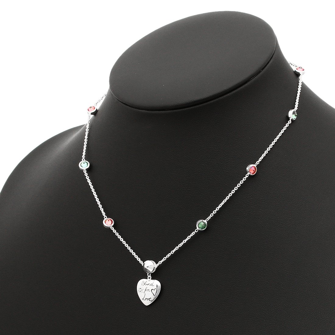 Blind for Love SV Necklace Silver Accessory Jewelry with Box