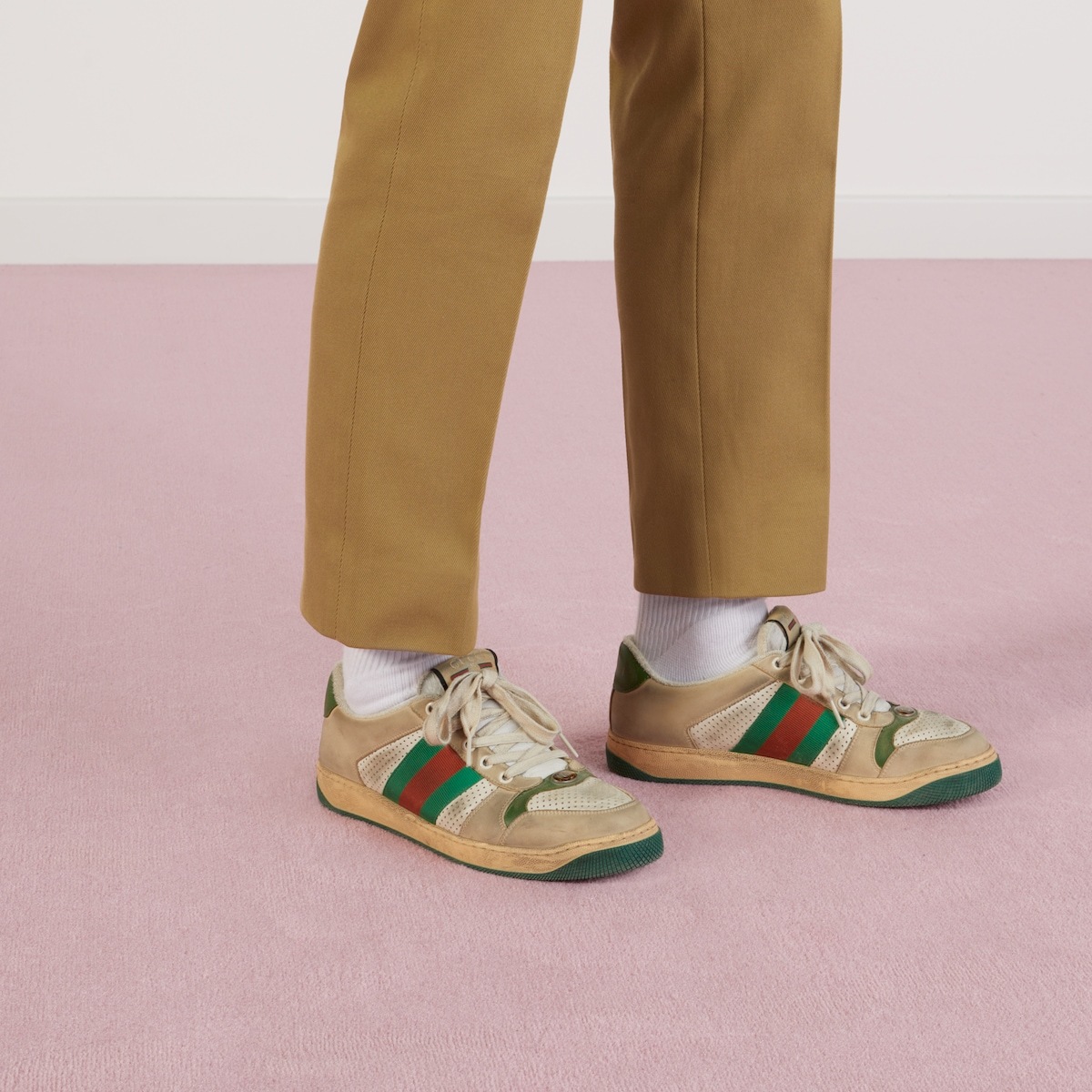 MEN'S SCREENER LEATHER SNEAKER