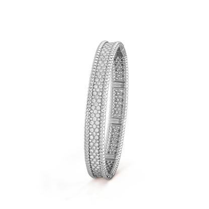 Perlee diamonds bracelet, 3 rows, small model