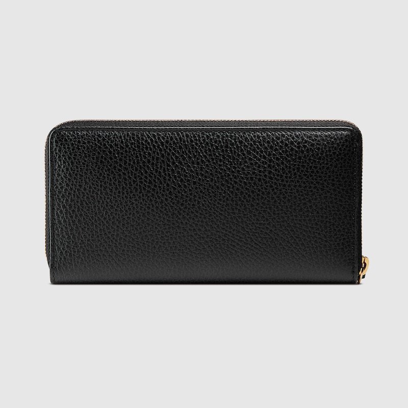 LEATHER ZIP AROUND WALLET