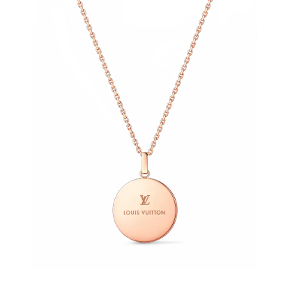 Color Blossom XL Medallion, Pink Gold, Malachite and Diamond