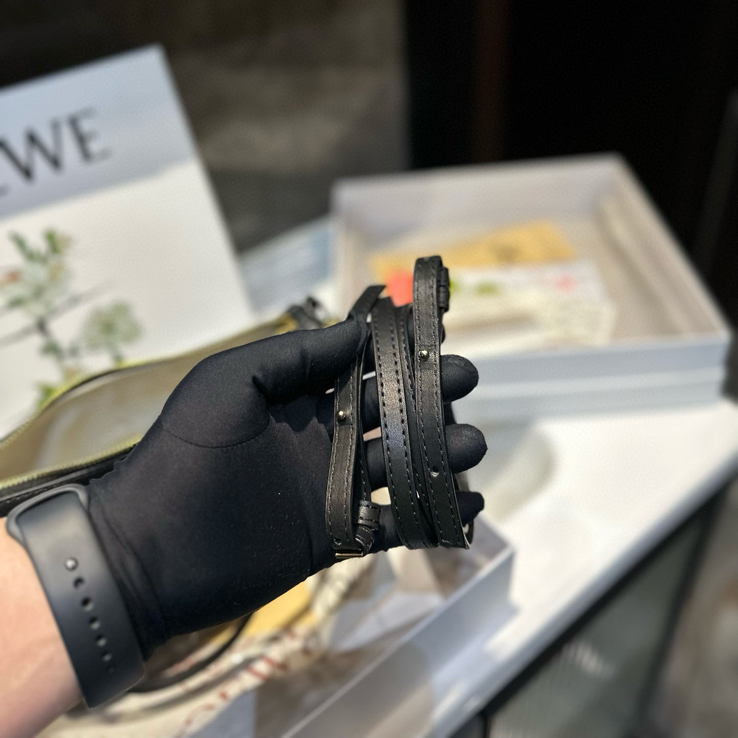 Hammock hobo in classic calfskin