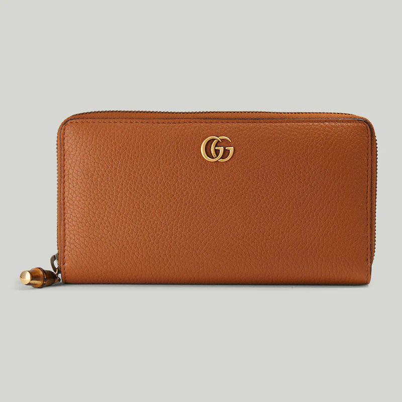 ZIP AROUND WALLET WITH BAMBOO