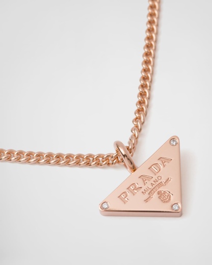 Eternal Gold pendant necklace in pink gold with diamonds