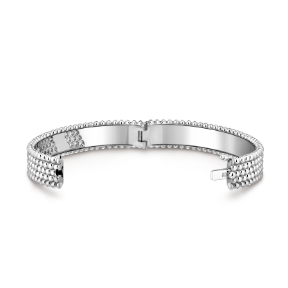 Perlée diamonds bracelet, 5 rows, medium model