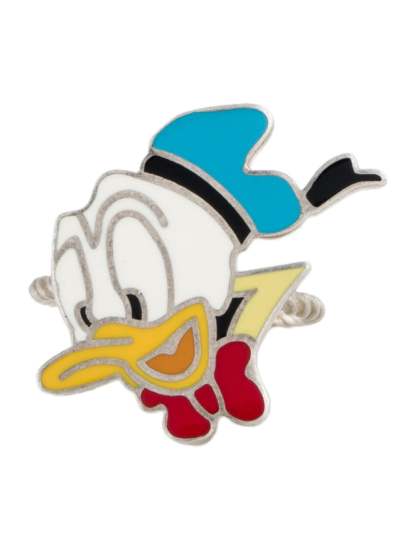 Enamel Donald Duck Cocktail Ring