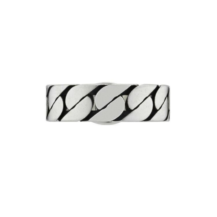 INTERLOCKING G ENAMEL RING