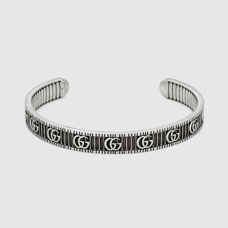 BRACELET WITH DOUBLE G IN SILVER