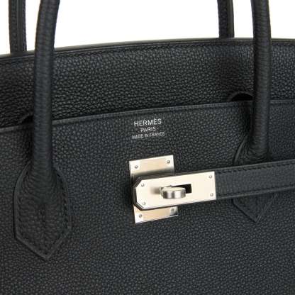 Birkin 40 Black Togo Palladium Hardware