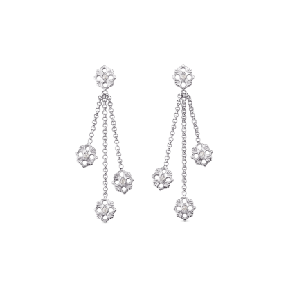 OPERA WHITE GOLD EARRINGS WITH DIAMONDS