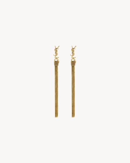 CASSANDRE TASSEL EARRINGS IN METAL
