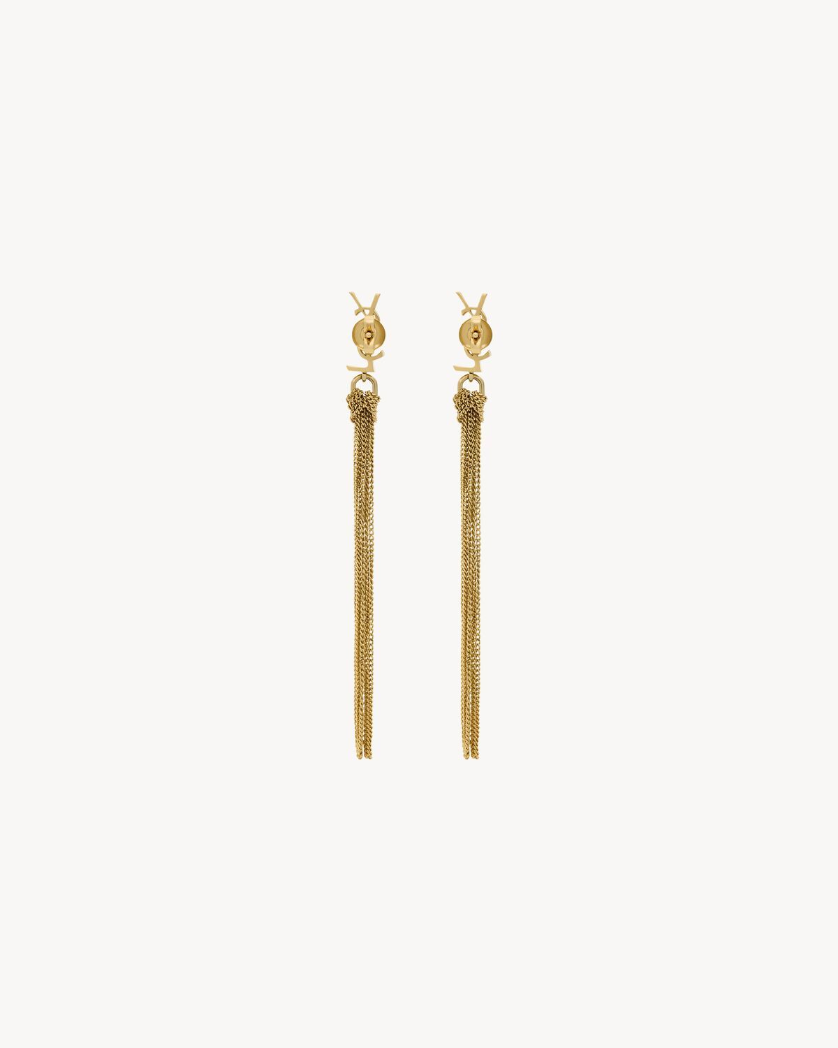 CASSANDRE TASSEL EARRINGS IN METAL