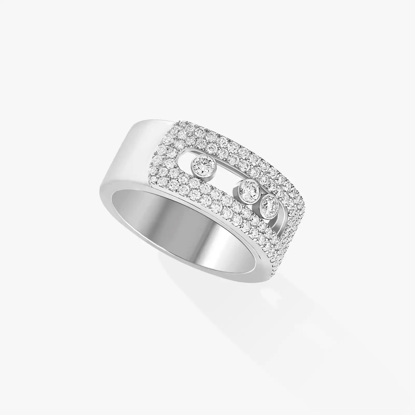 Move Noa LM Pavé White Gold Diamond Ring