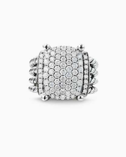Wheaton庐 Ring Sterling Silver with Diamonds, 16.7mm