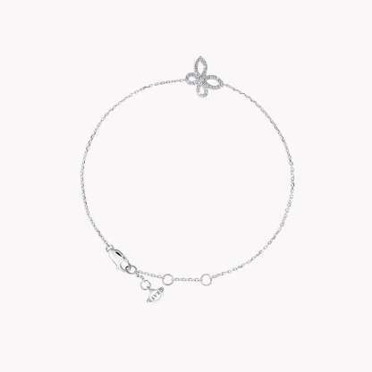 Mini Butterfly Silhouette Diamond Bracelet