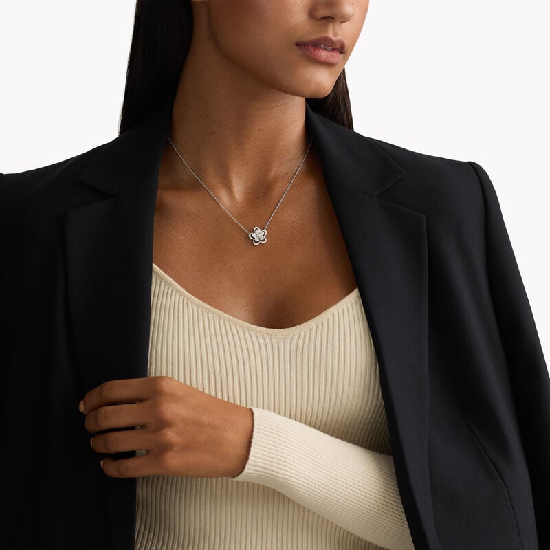 Wild Flower Diamond Pendant