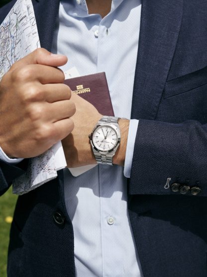 Overseas self-winding 4520V/210A-B126 41 mm Steel