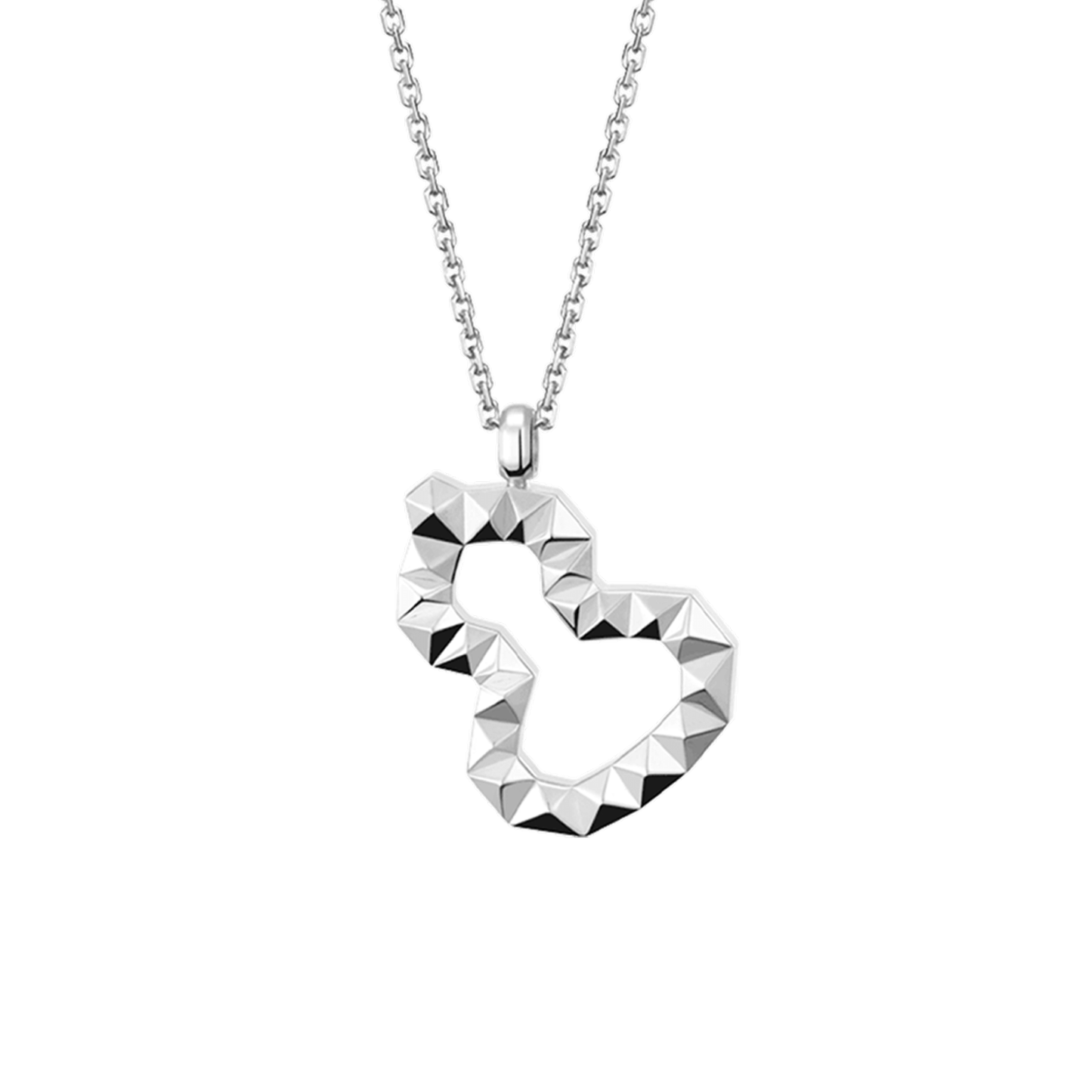 Wulu 18 necklace in 18K white gold
