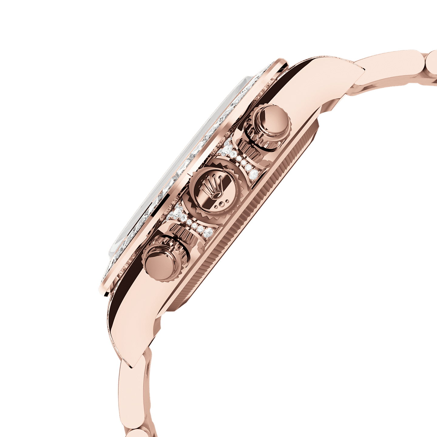 Cosmograph Daytona  Oyster, 40 mm, Everose gold and diamonds  Reference 126595TBR