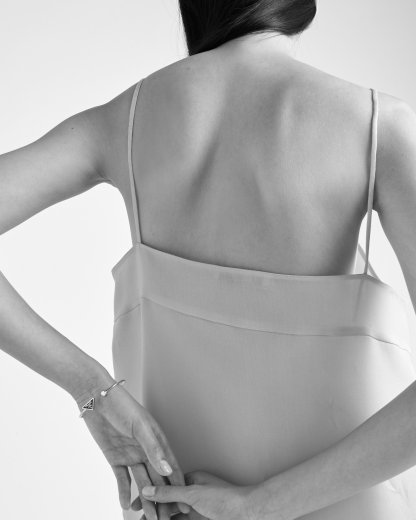 Eternal Gold bangle bracelet in yellow gold with diamond