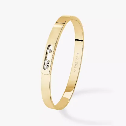 Move Noa Bangle Yellow Gold Diamond Bracelet