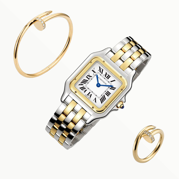 3-Piece Panthère Yellow Gold & Diamonds