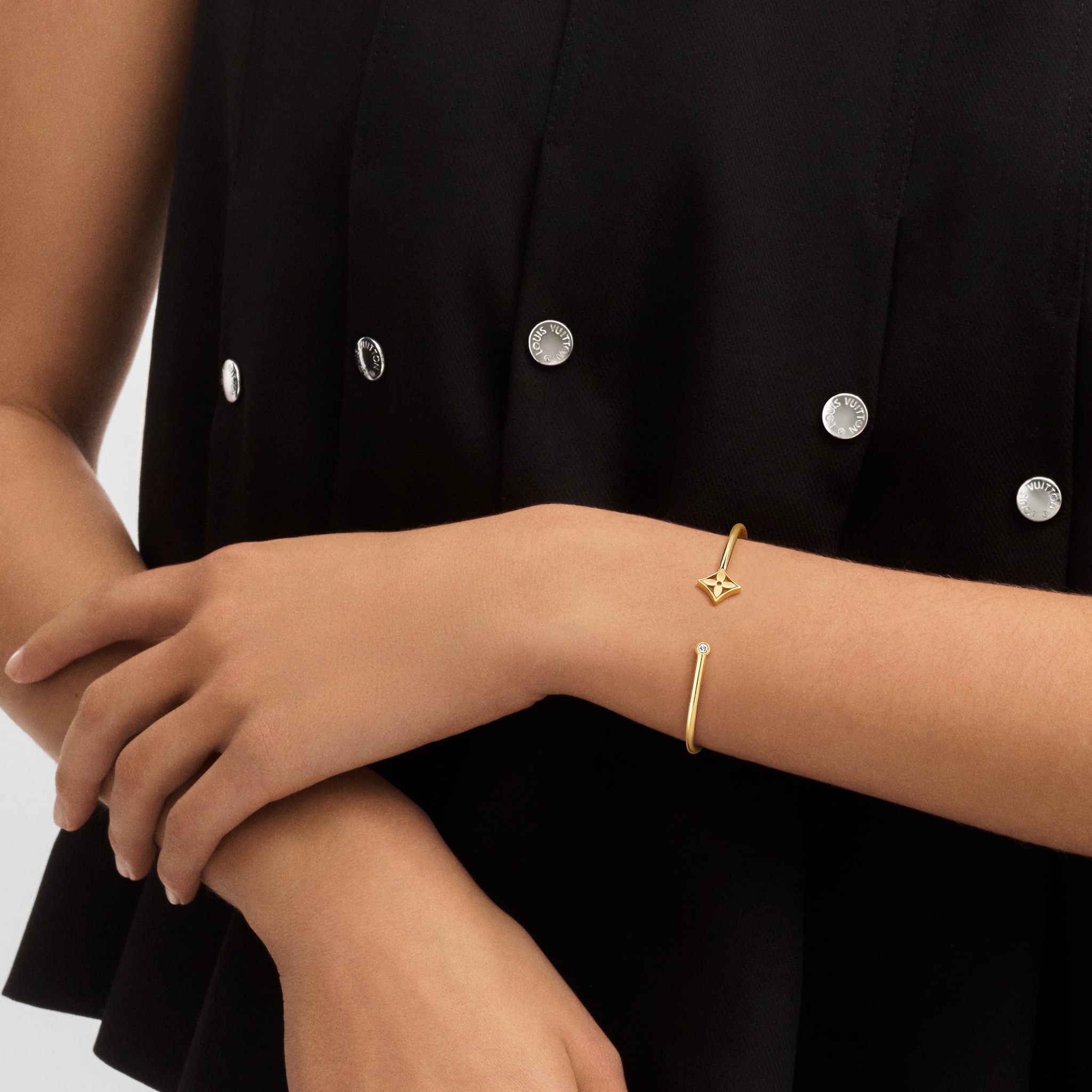 Idylle Blossom Twist Bracelet, Yellow Gold