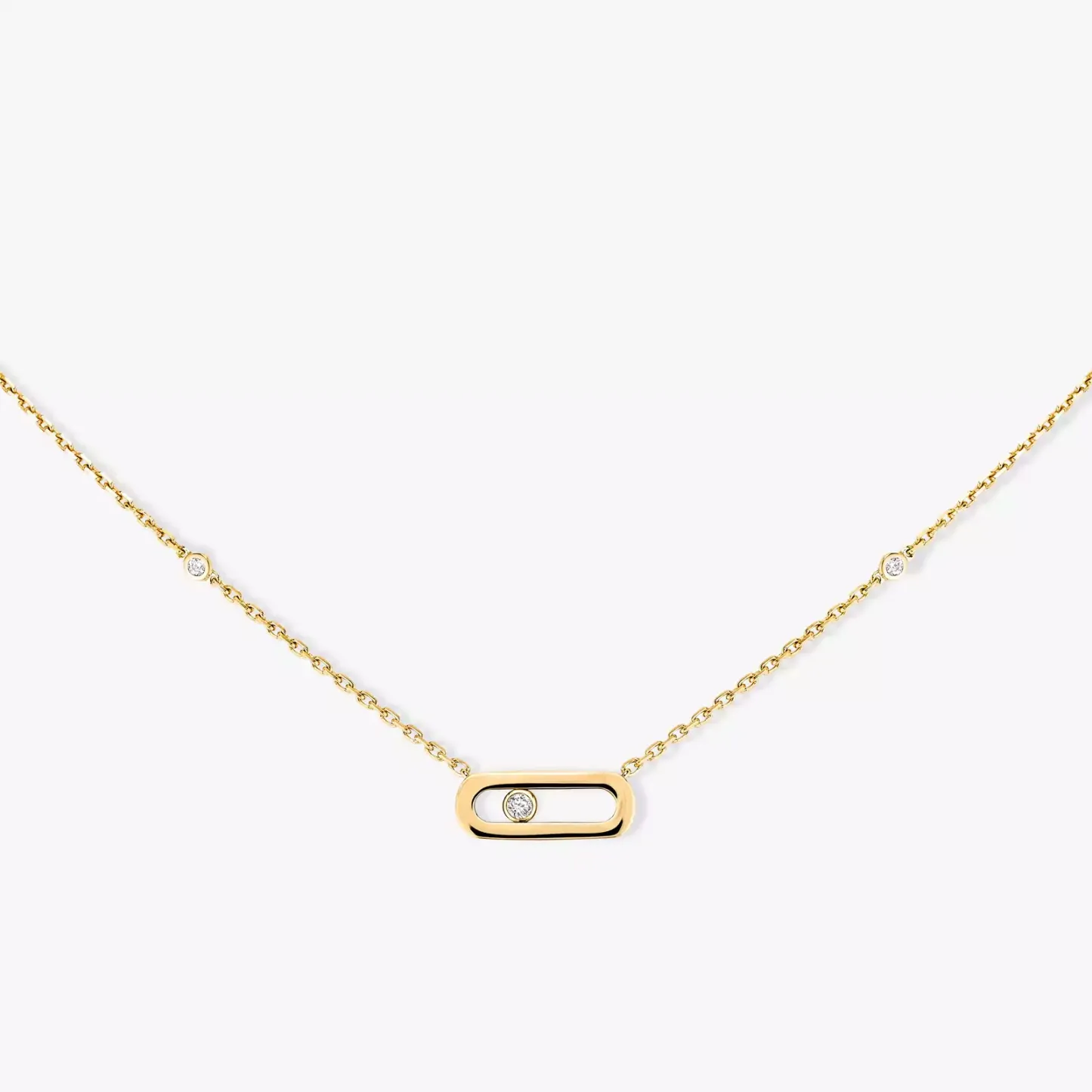 Gold Move Uno Yellow Gold Diamond Necklace