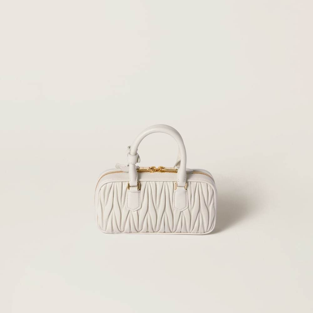 Arcadie matelassé nappa leather mini-bag