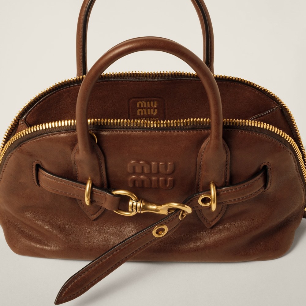 Aventure nappa leather top-handle bag