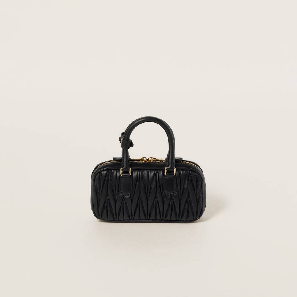 Arcadie matelassé nappa leather mini-bag