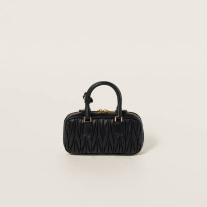 Arcadie matelassé nappa leather mini-bag