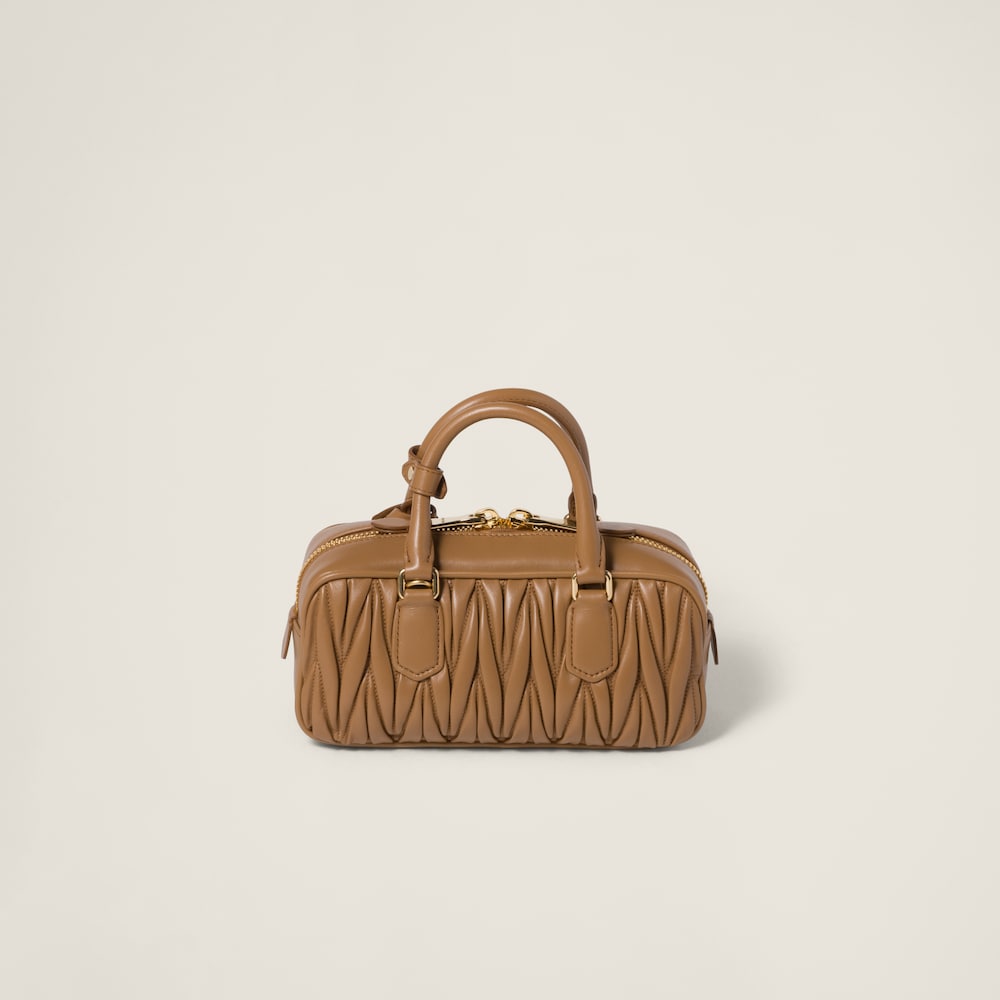 Arcadie matelassé nappa leather bag