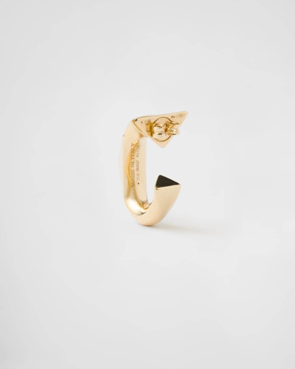 Eternal Gold single earring - yellow gold