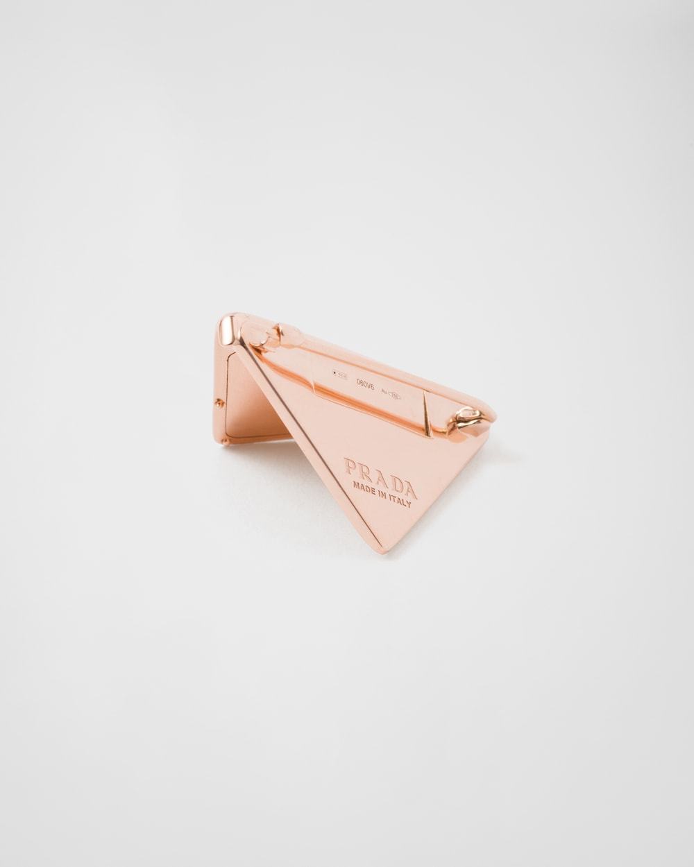 Eternal Gold small triangle brooch in pink gold