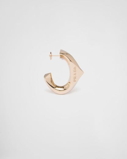 Eternal Gold medium earrings in yellow gold