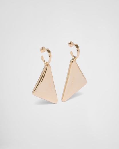 Eternal Gold medium drop earrings in yellow gold