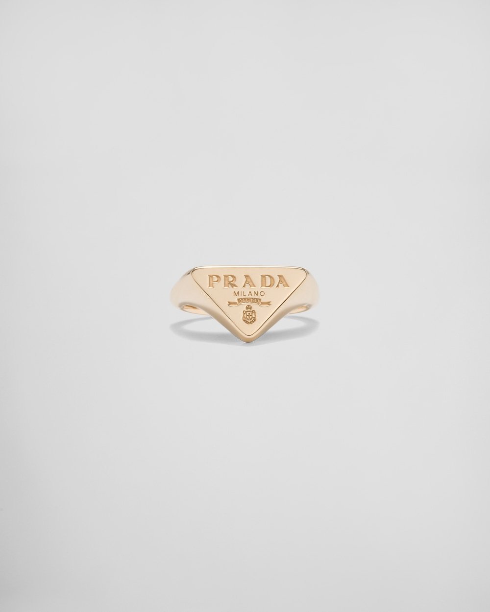Eternal Gold signet ring in yellow gold