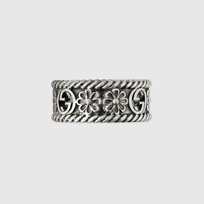 INTERLOCKING SILVER RING