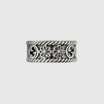 INTERLOCKING SILVER RING