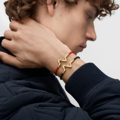 Volt Upside Down Play Large Bracelet, Yellow Gold