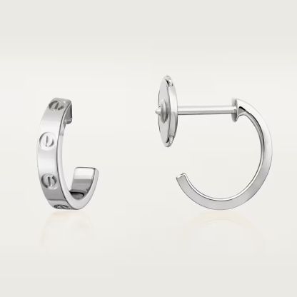 LOVE BRACELET, CLASSIC MODEL & LOVE HOOP EARRINGS, SMALL MODEL